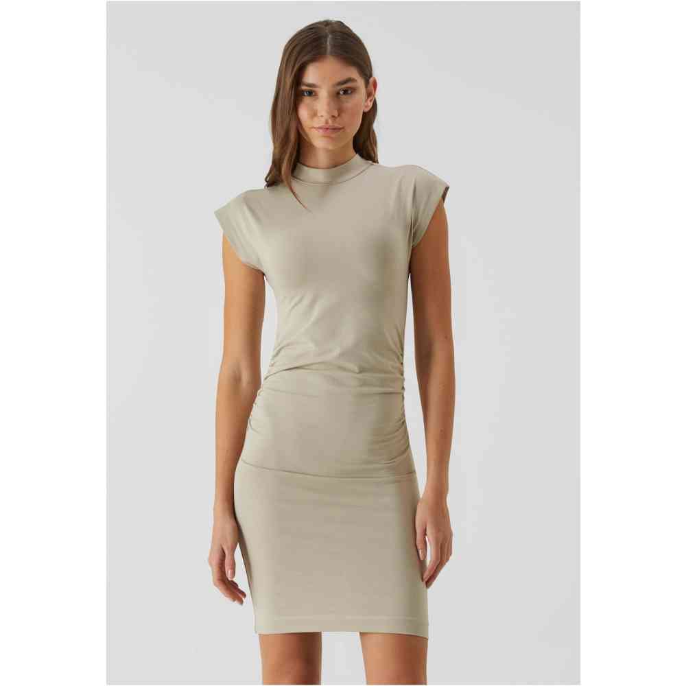 Urban Classics - Short Cotton Jersey Bleistift kleid - Grau
